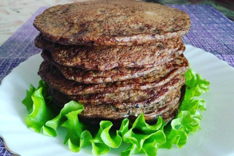 Tortitas de hígado de cerdo con avena