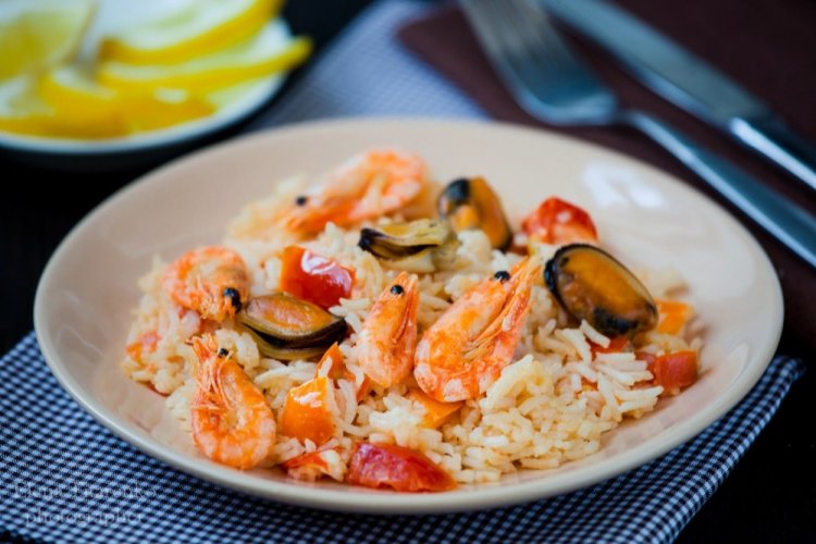 Rice with Shrimp and Mussels