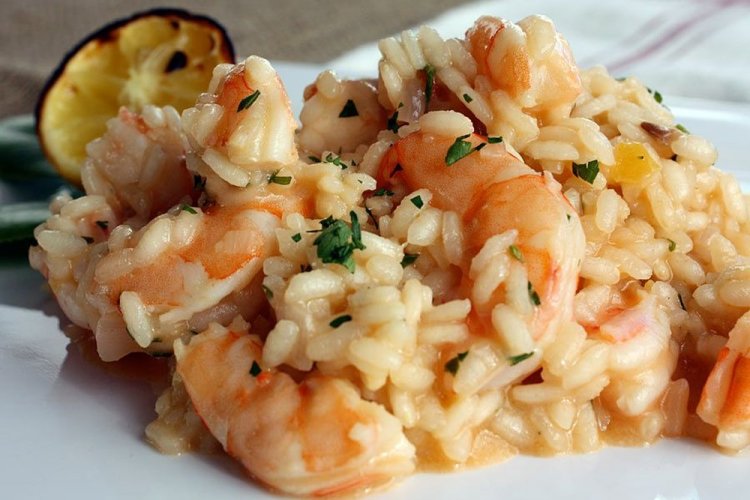 Creamy Rice with Shrimp