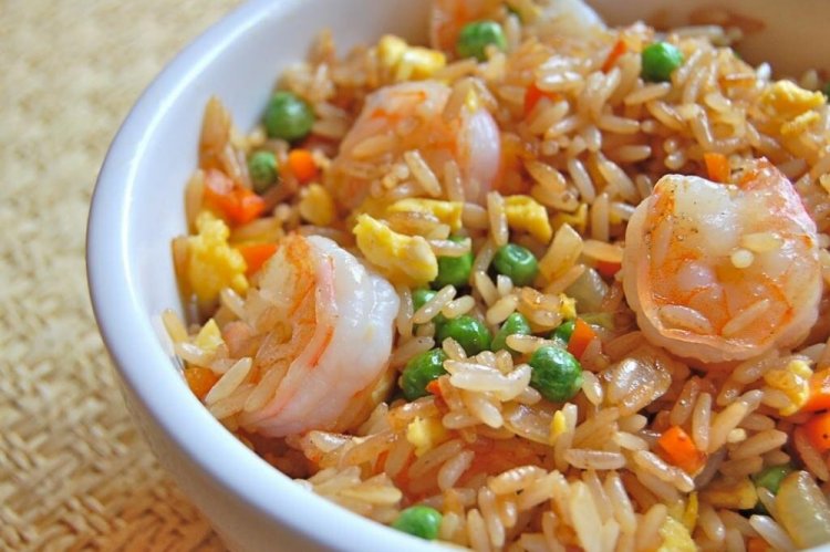 Rice with Shrimp and Egg