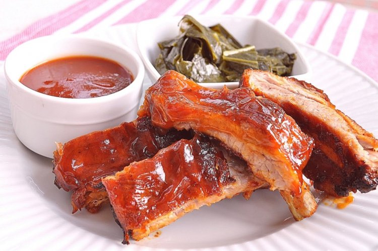 Pork Ribs with Tomato in a Multicooker