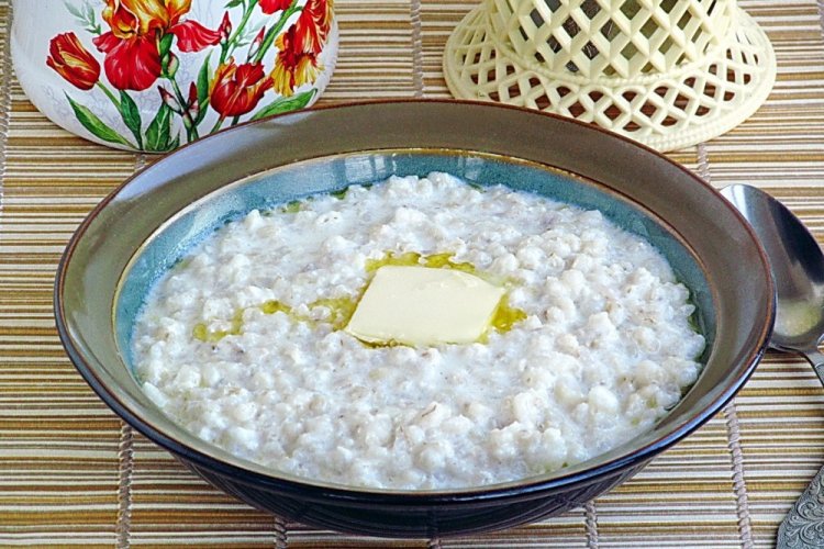 Creamy Pearl Barley Porridge