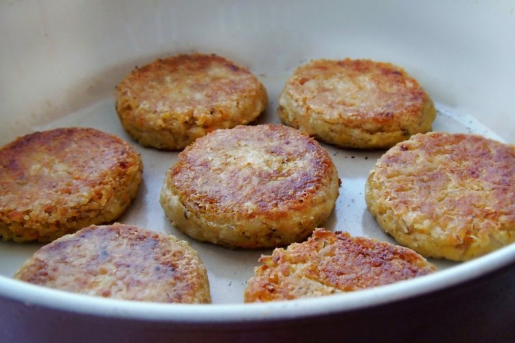 Vegetable Patties with Pearl Barley