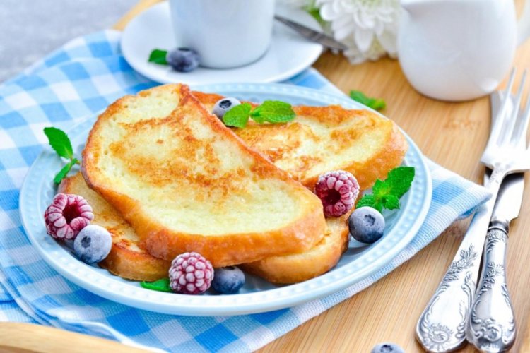 Tostadas dulces al horno