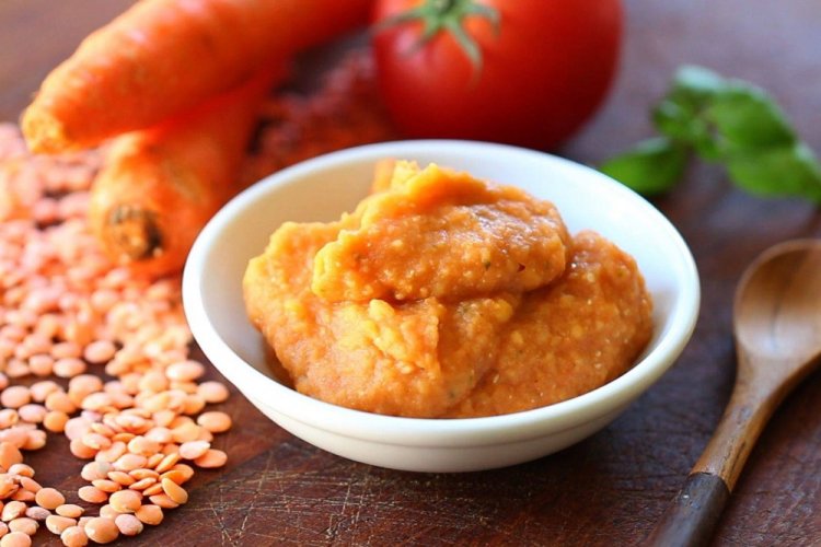Puré de lentejas