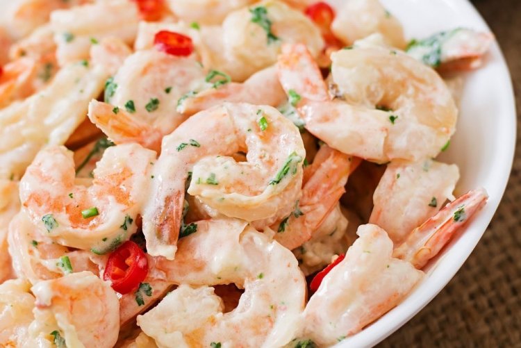 Shrimp in Cream Sauce in a Multicooker