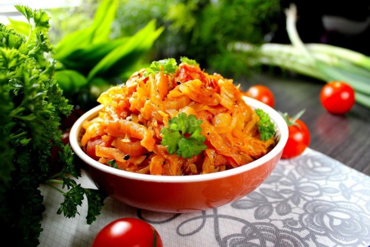 Braised Napa Cabbage