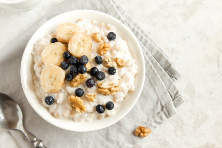 Rice Porridge with Banana