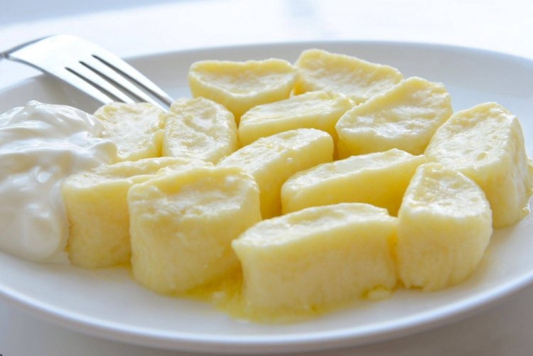 Lazy Vareniki (Dumplings) with Banana
