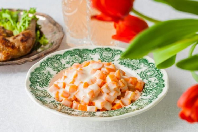 Zanahorias estofadas en leche