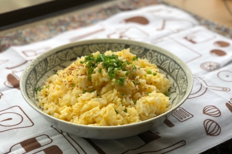 Fried Rice with Egg and Soy Sauce