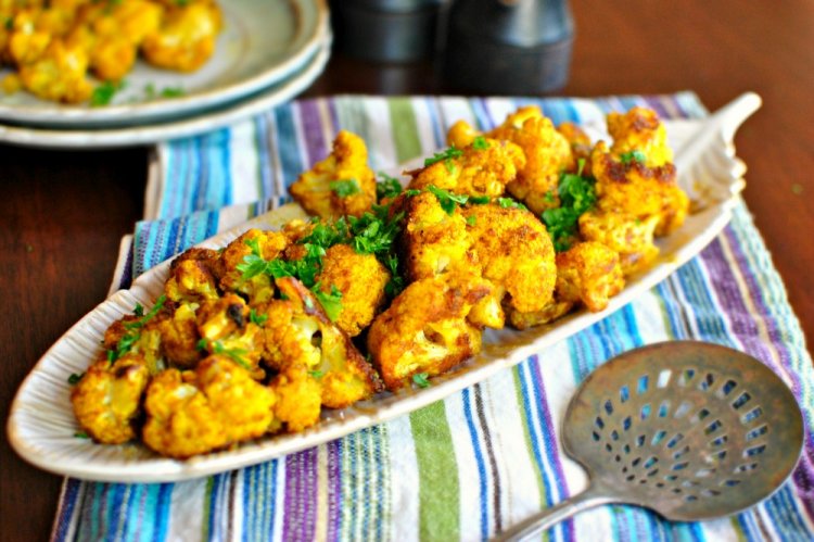 Coliflor al curry