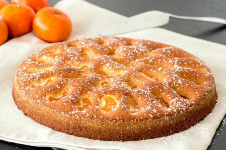 Tangerine Sour Cream Pie