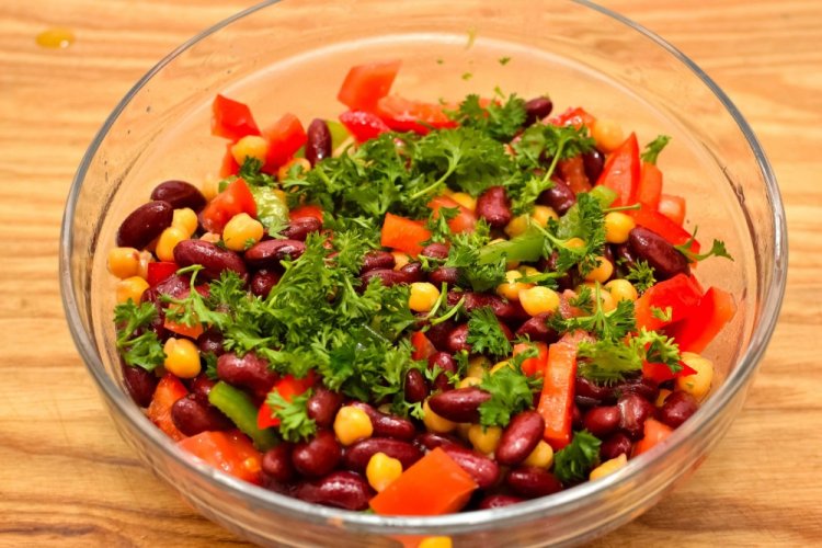 Winter Vegetable Salad