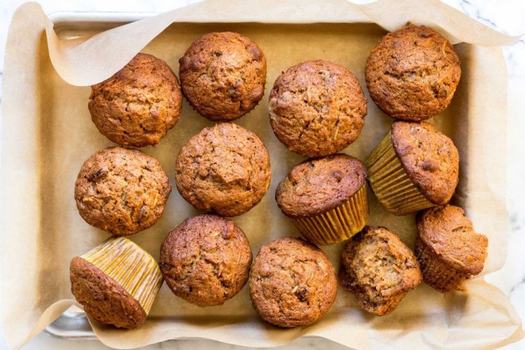 Carrot Muffins with Cocoa