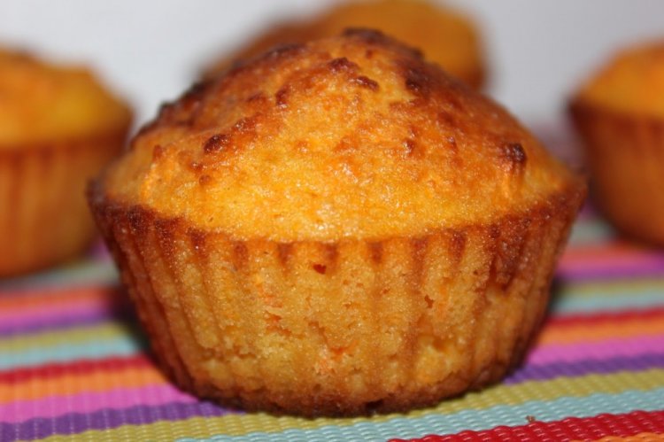 Carrot Muffins with Rice Flour