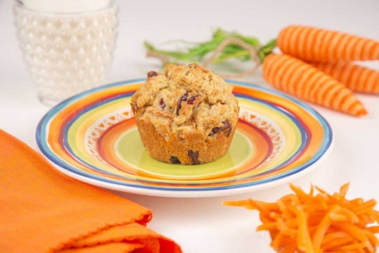Carrot Muffins with Ginger