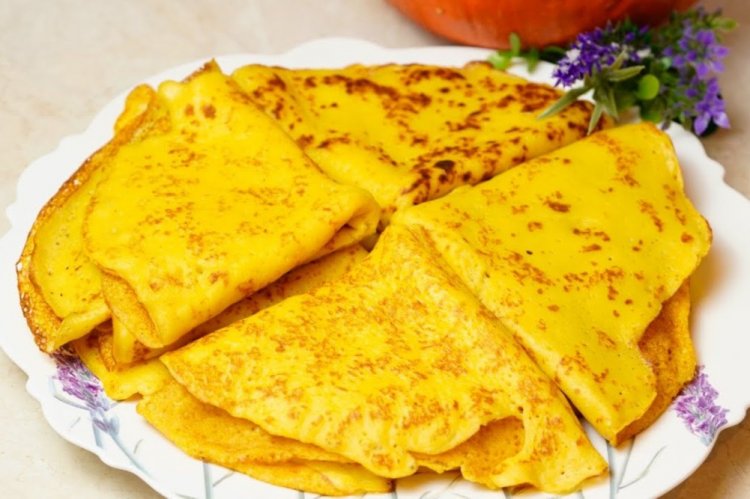 Lenten Pumpkin Pancakes with Corn Flour