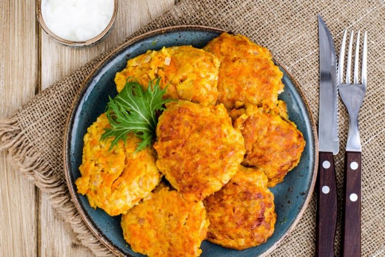 Eggless Pumpkin Fritters