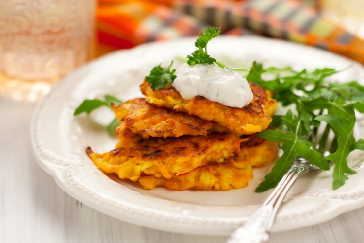 Pumpkin and Potato Fritters