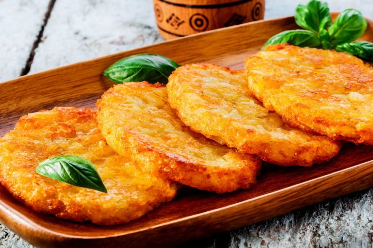 Pumpkin Fritters with Garlic
