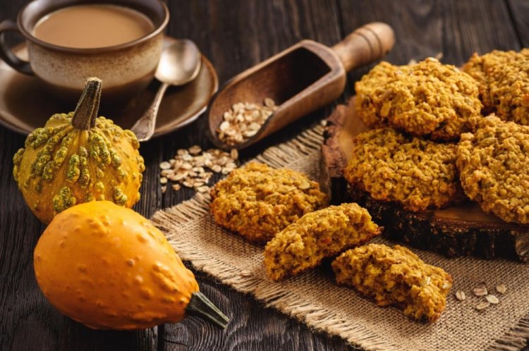 Pumpkin and Oatmeal Cookies