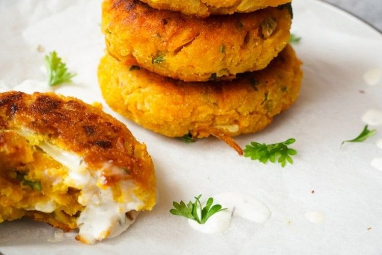 Pumpkin and Cheese Patties
