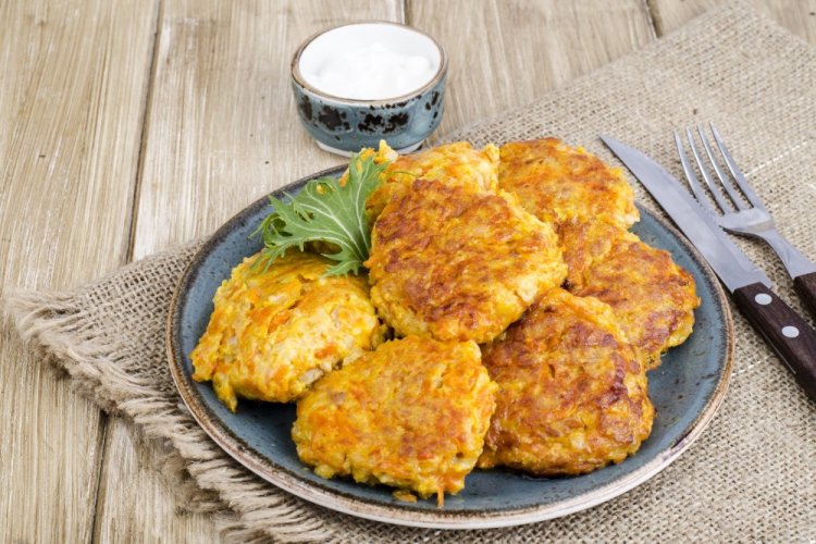 Pumpkin and Potato Patties