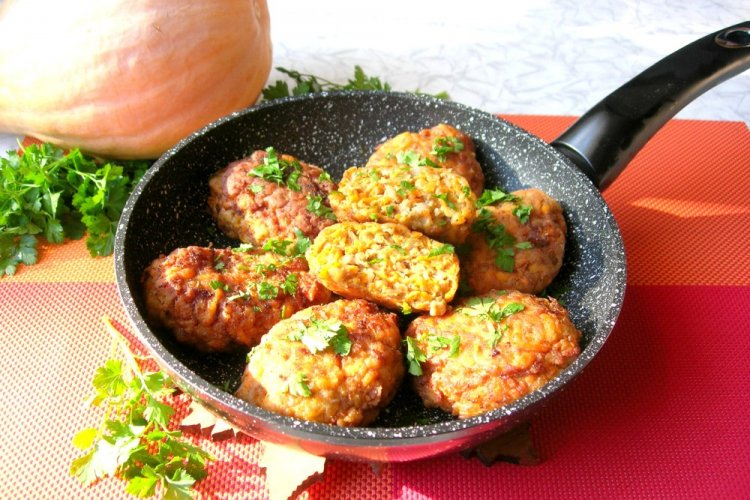 Pumpkin and Meat Patties