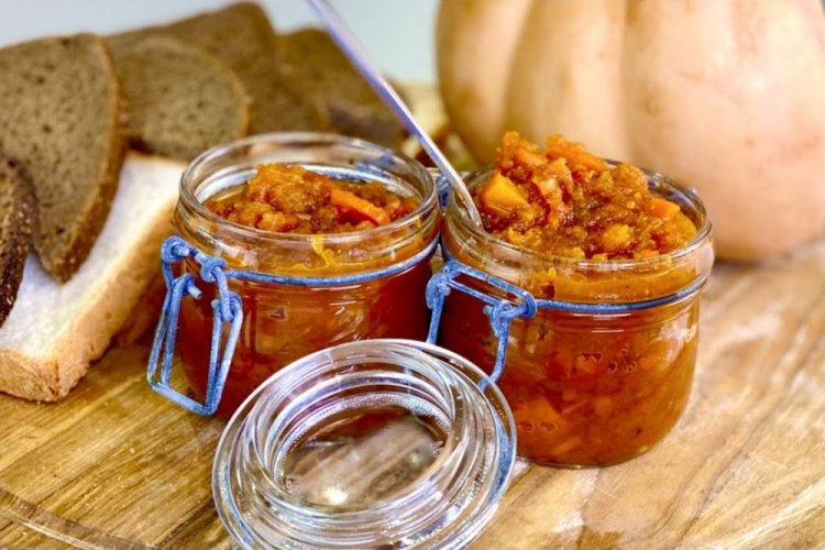 Pumpkin Caviar through a Meat Grinder