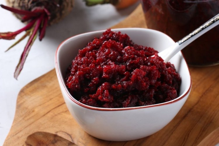 Pumpkin and Beetroot Caviar for Winter