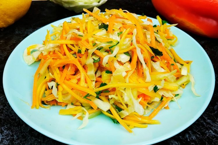 Pumpkin and Cabbage Salad