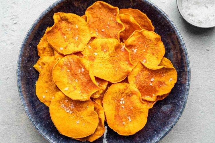 Oven-Baked Pumpkin Chips