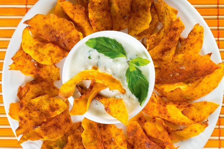 Pumpkin Chips with Paprika