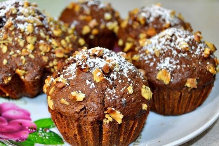 Pumpkin Muffins with Cocoa