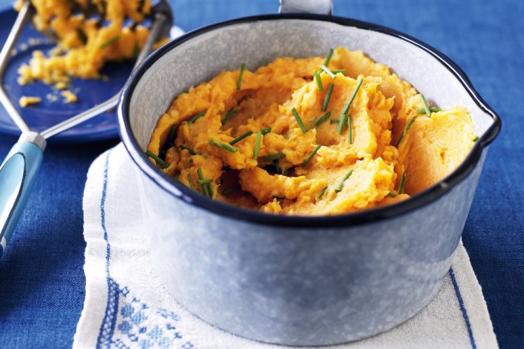Puré de calabaza con cebolla