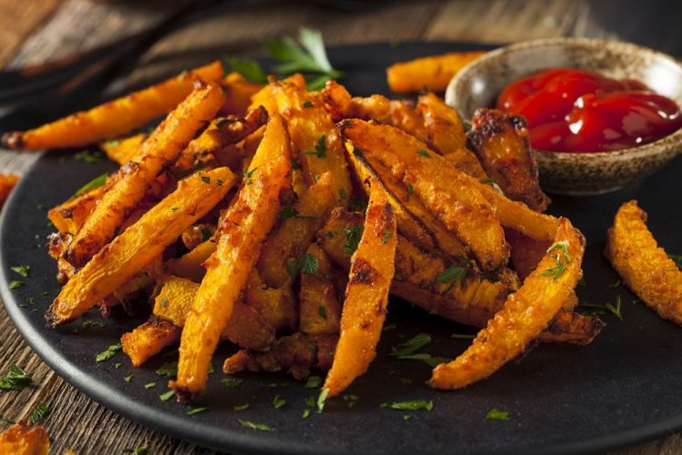 Calabaza frita
