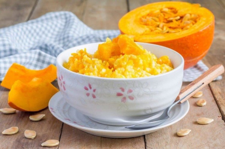 Gachas de calabaza con mijo
