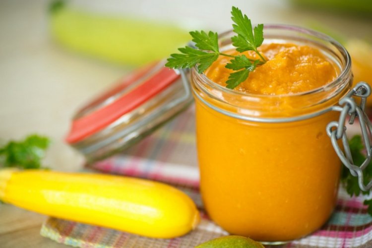 Puré de calabacín para el invierno