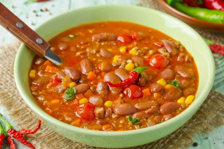 Chili con carne de pollo