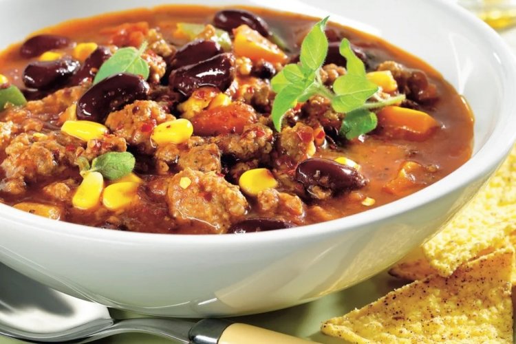 Chili con carne con carne de soja