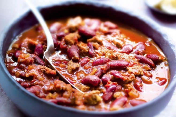 Chili con carne con champiñones