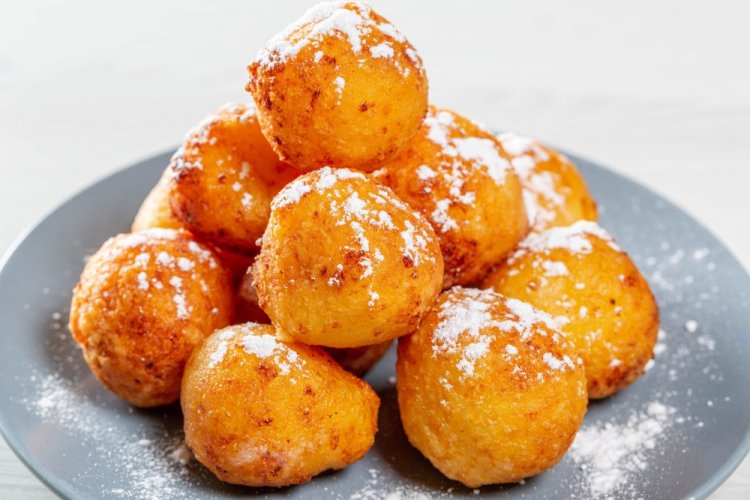 Cottage Cheese Balls with Baking Powder