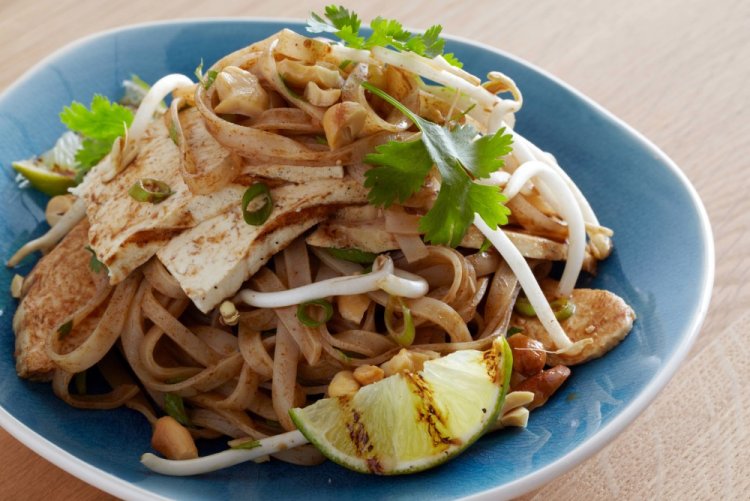 Tofu and Peanut Butter Pad Thai