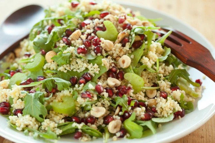 Tabbouleh with Walnuts and Celery