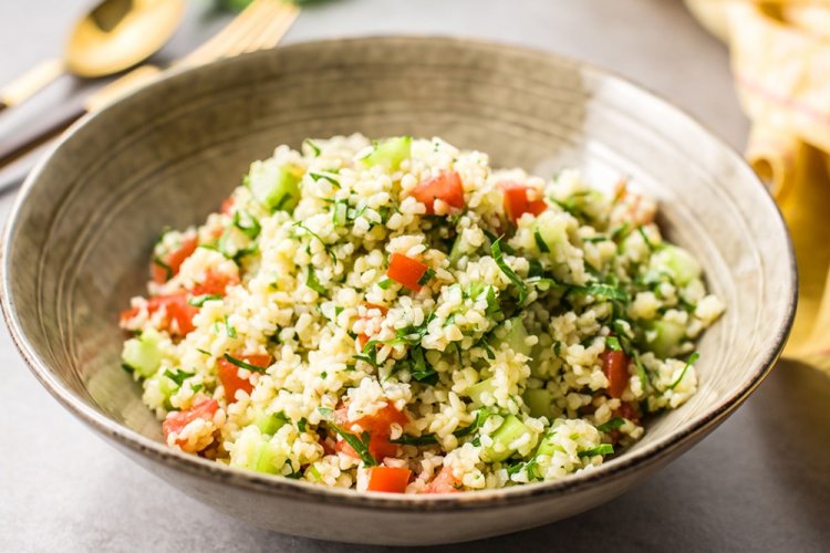 Tabbouleh with Couscous and Cucumber