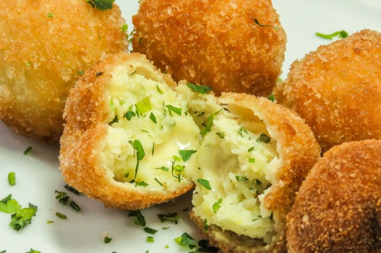 Bolitas de patata con queso