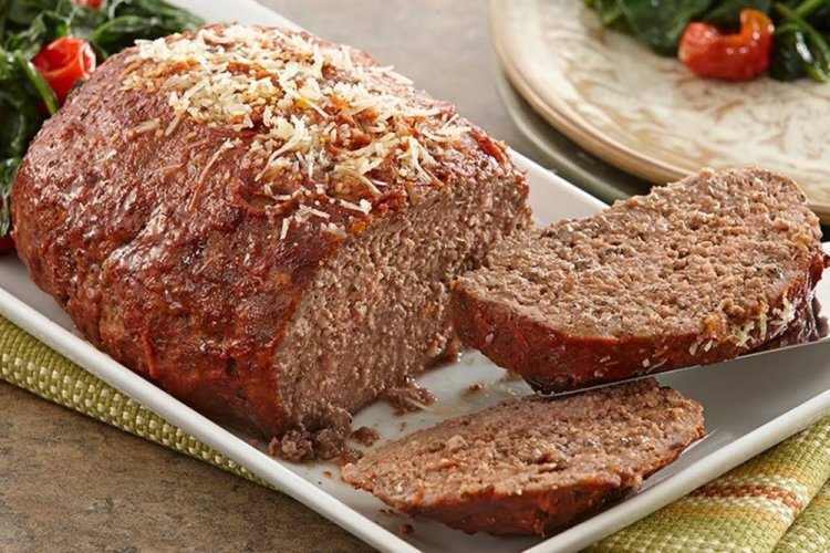 Pastel de carne con copos de avena