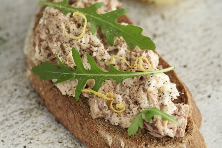 Paté de atún con manzana