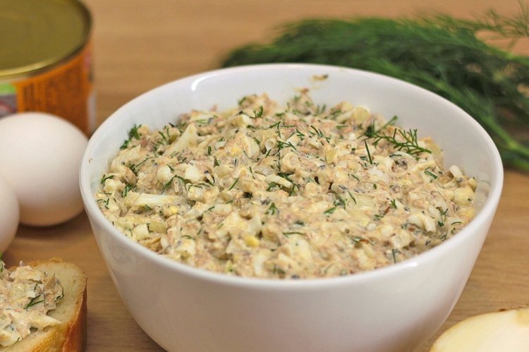 Paté de atún con cebollino